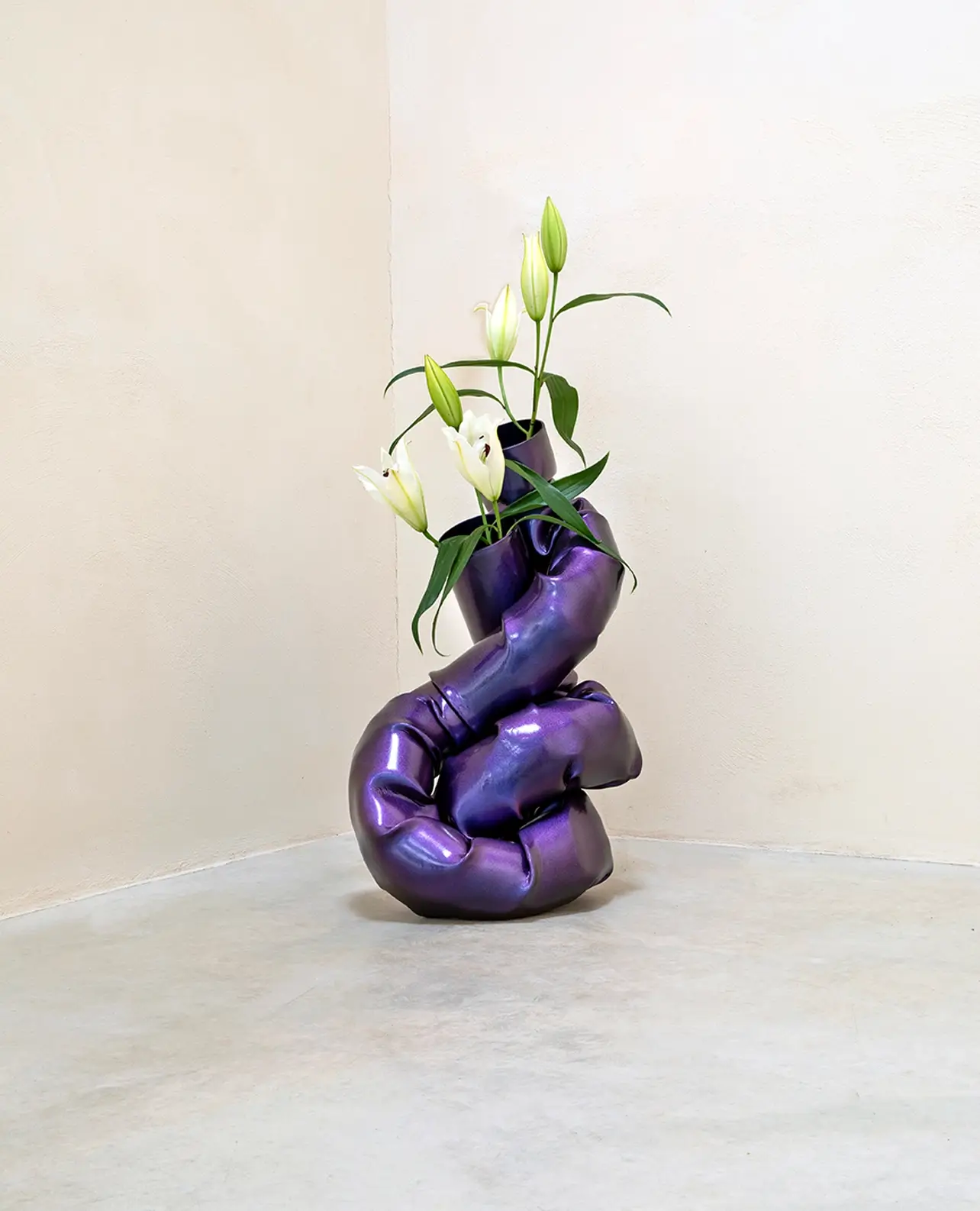 Composición floral escultórica para eventos corporativos